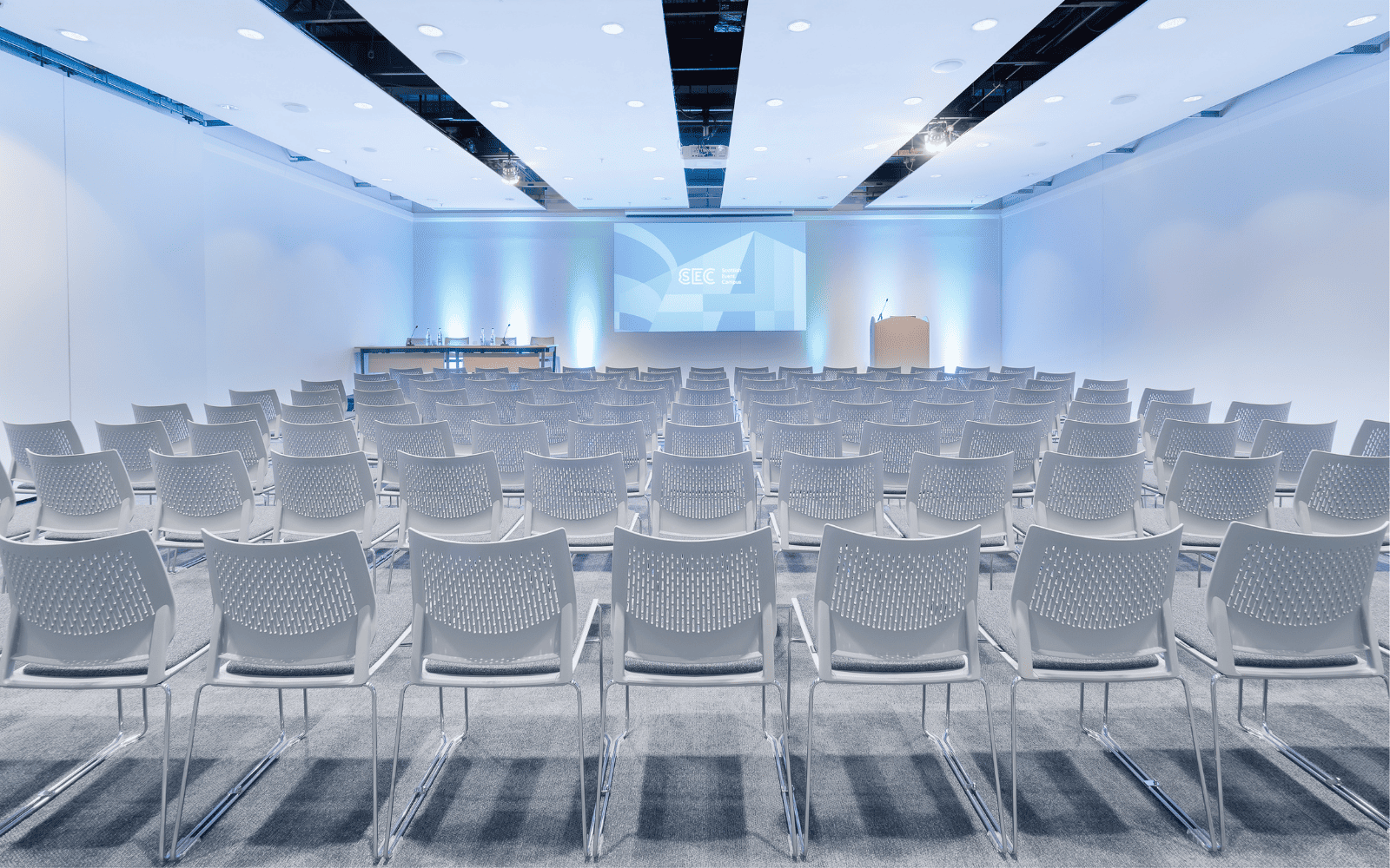 Carron room with theatre style seating