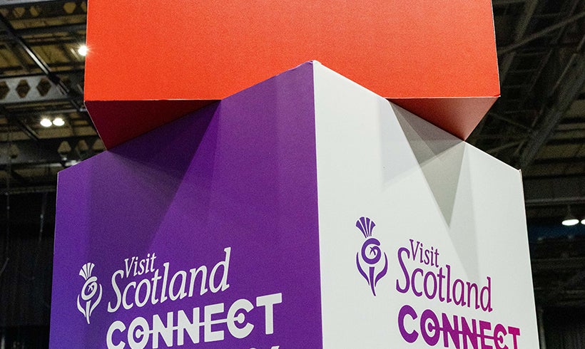Visit Scotland Connect decoration event block.