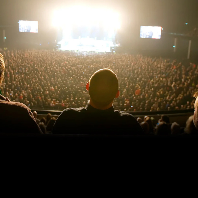 Audience watching a show in the Hydro 