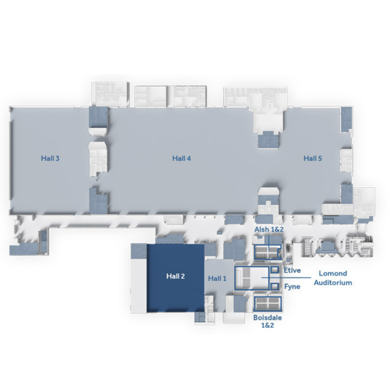 Hall 2 floorplan
