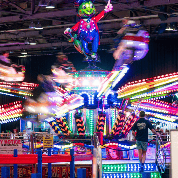 A ride at the IRN-BRU carnival.