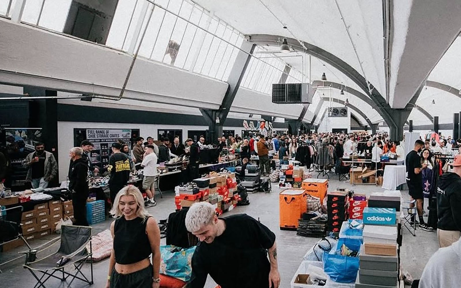 People at the Crepe City exhibition at the SEC Centre.
