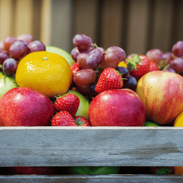 A box of fruit.