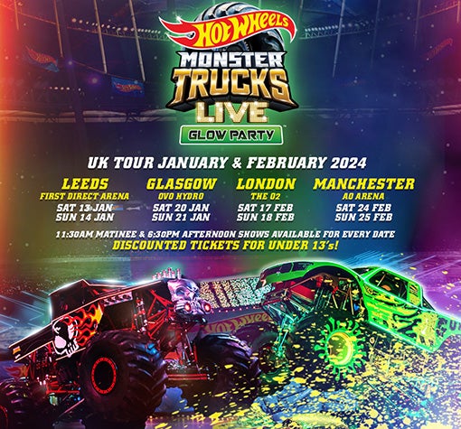 Buy Hot Wheels Monster Trucks Live Glow Party Tickets