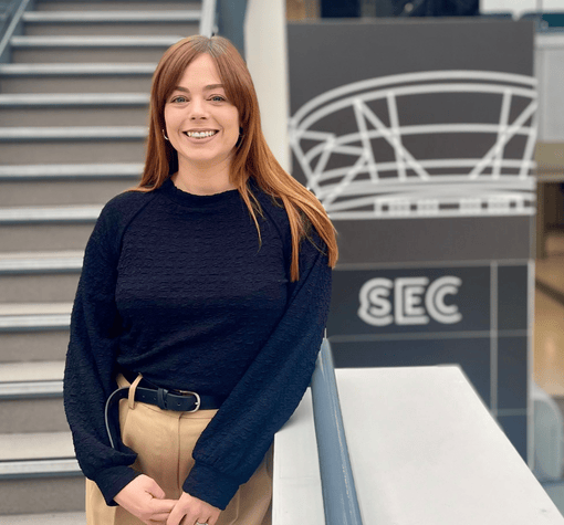 Picture of Lori Cobley at the SEC.