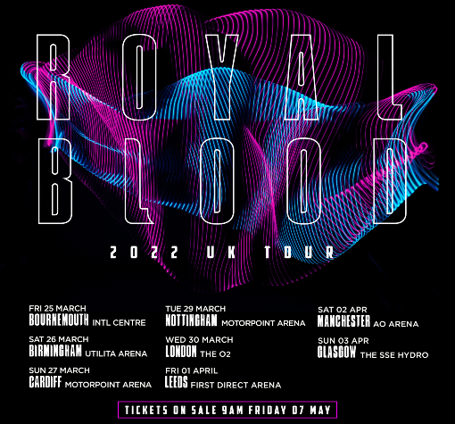 Royal Blood Tour Poster News Report