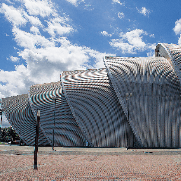 View of the side of the SEC Armadillo.