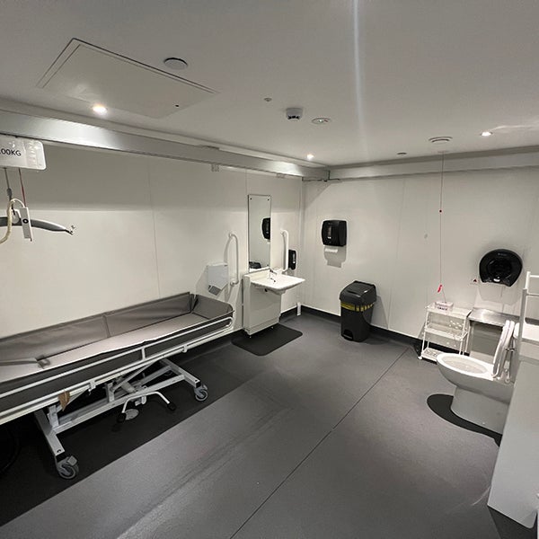 The SEC Centre accessible bathroom.