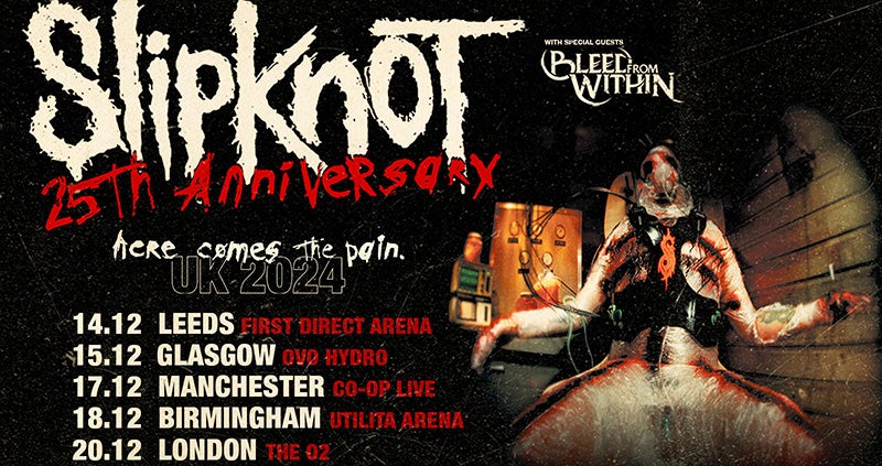 slipknot england tour