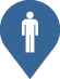 Male toilet icon.