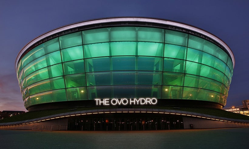 Front View of the OVO Hydro