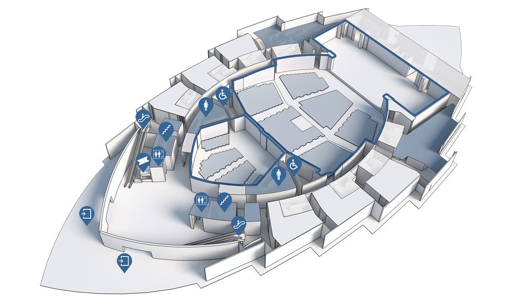 SEC Armadillo Ground Level Floorplan.