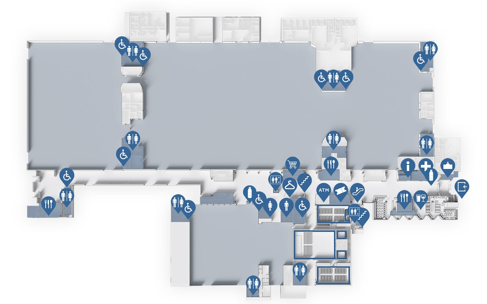 SEC Centre Ground Level Floorplan.