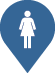 Womens toilet icon.